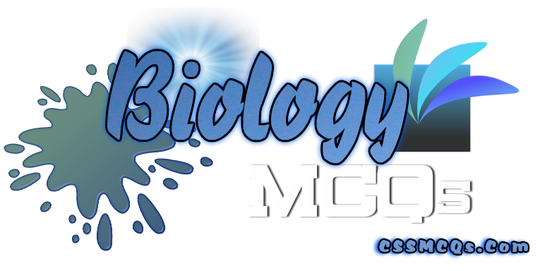 Biology MCQs by CSS MCQs banner with some live elements