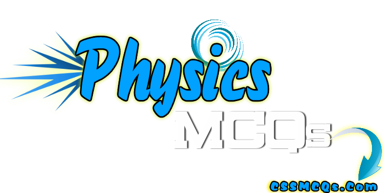 Physics MCQs written on banner